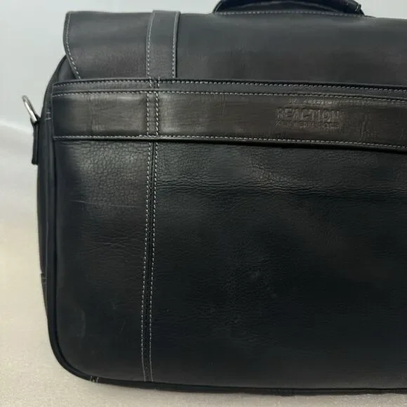 Kenneth Cole REACTION Business 16 Colombian Leather Laptop Messenger Bag